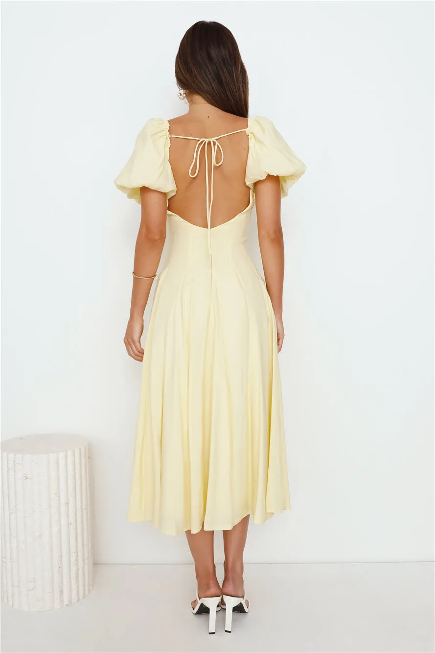 Relaxing Days Maxi Dress Yellow