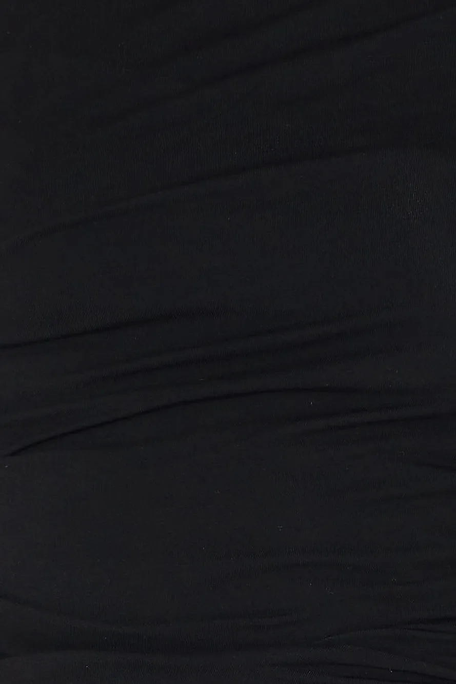 Ignite Love Off Shoulder Crop Top Black