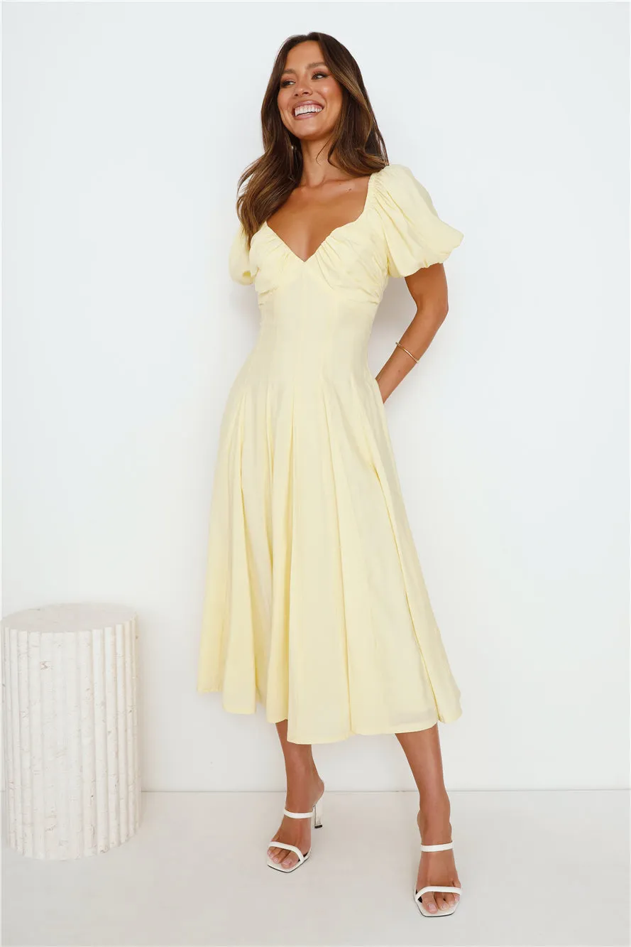Relaxing Days Maxi Dress Yellow