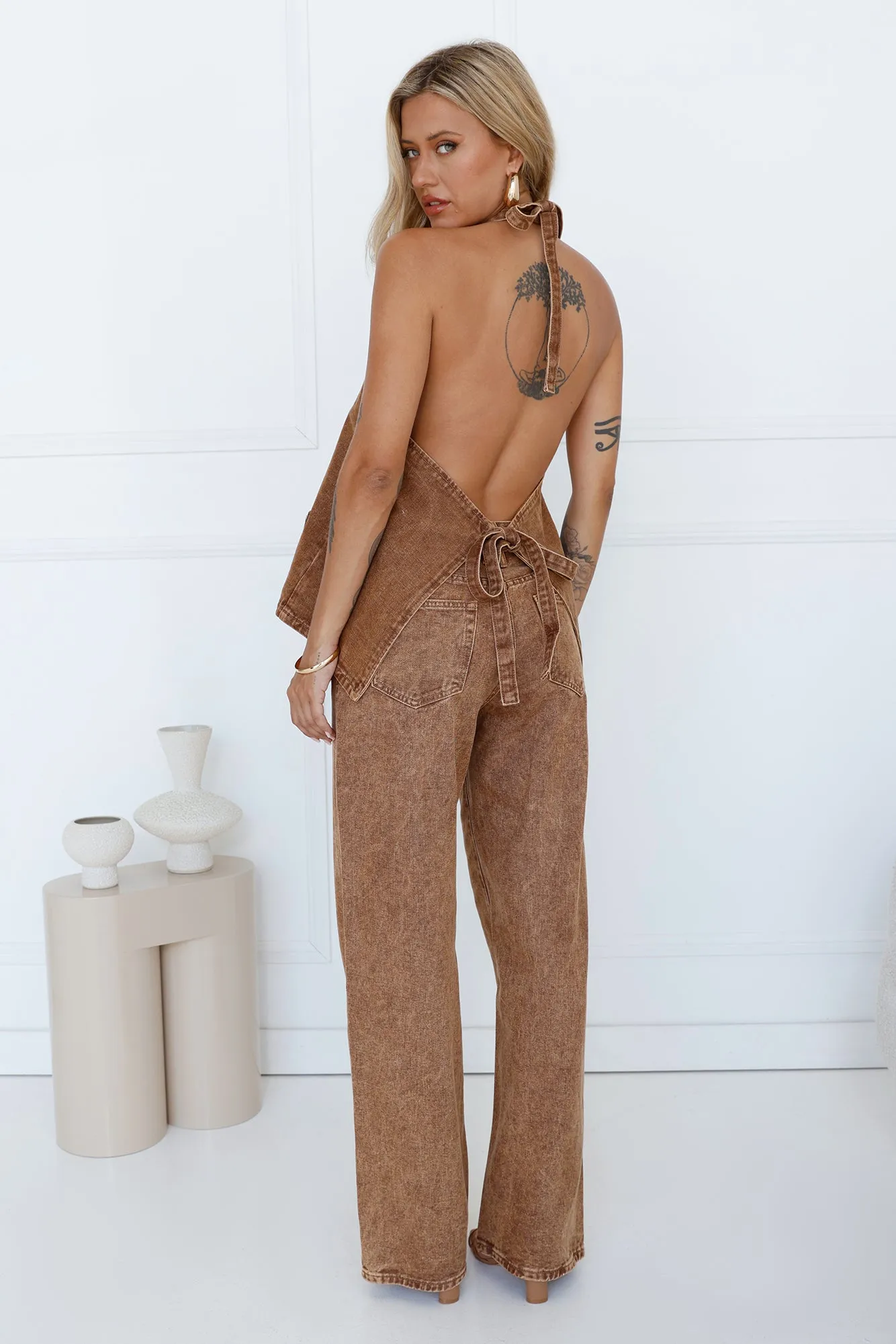 LIONESS Top Model Jean Stonewash