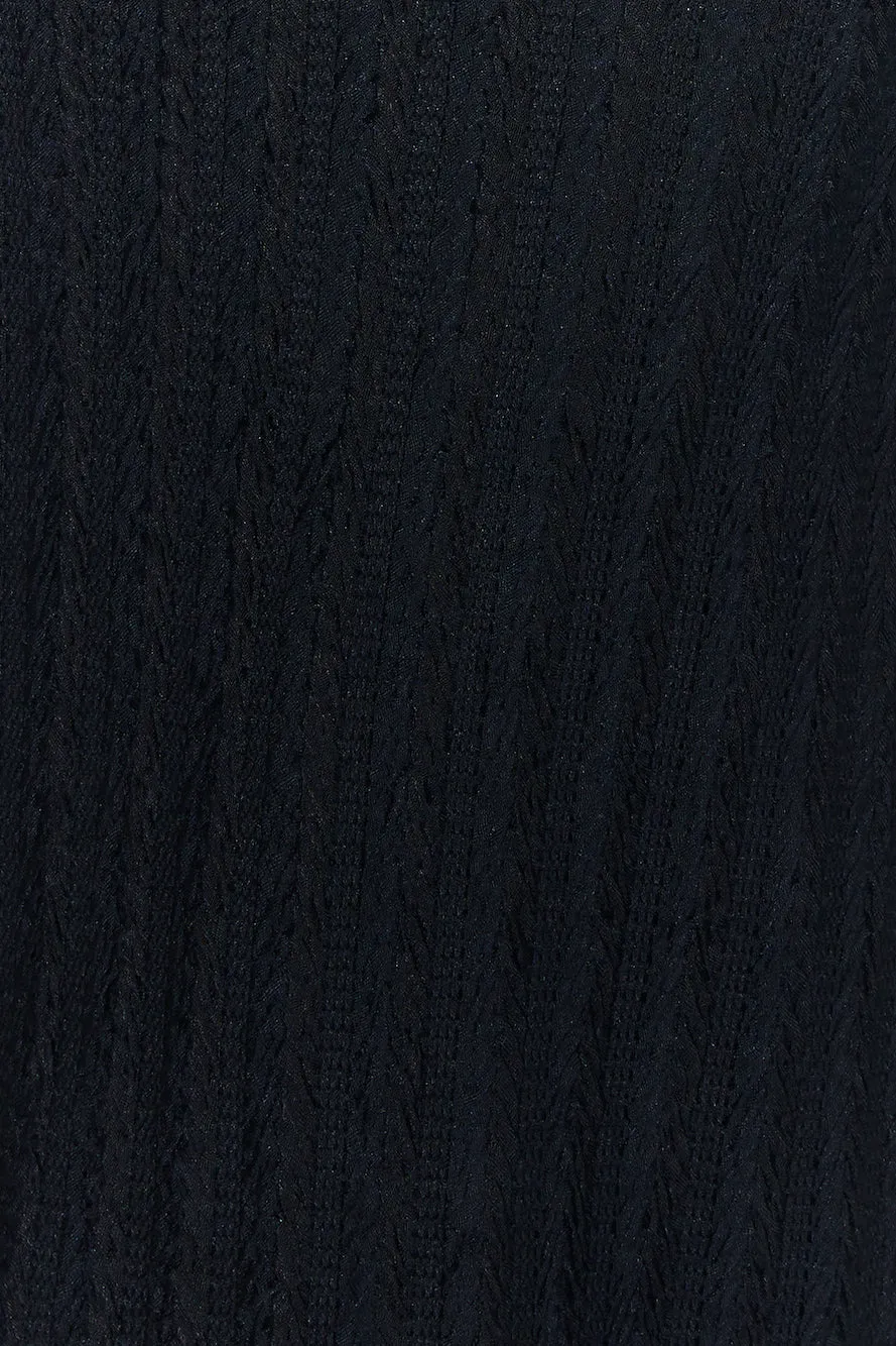 Matching Fit Maxi Skirt Black