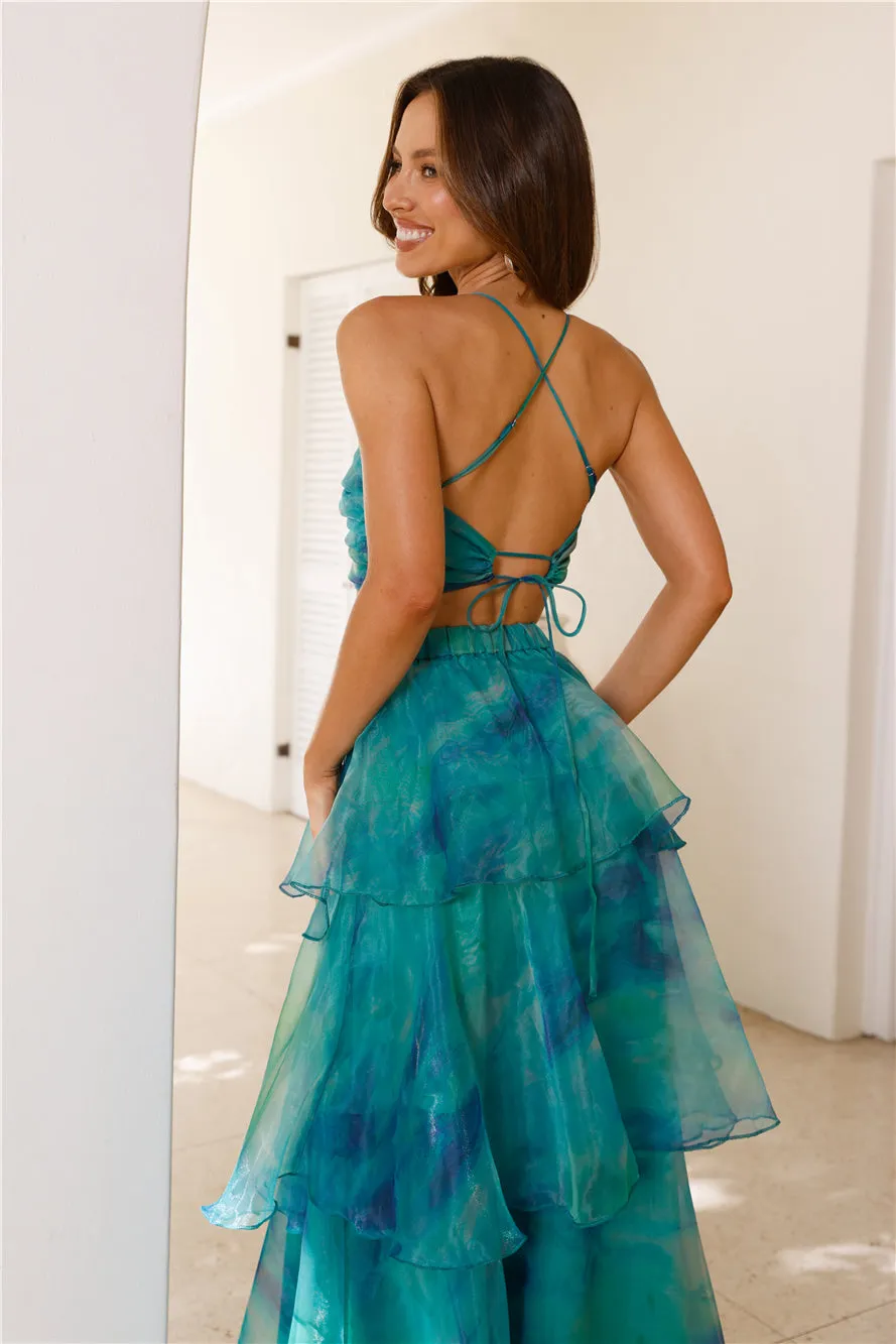 Desperate For You Crop Top Green