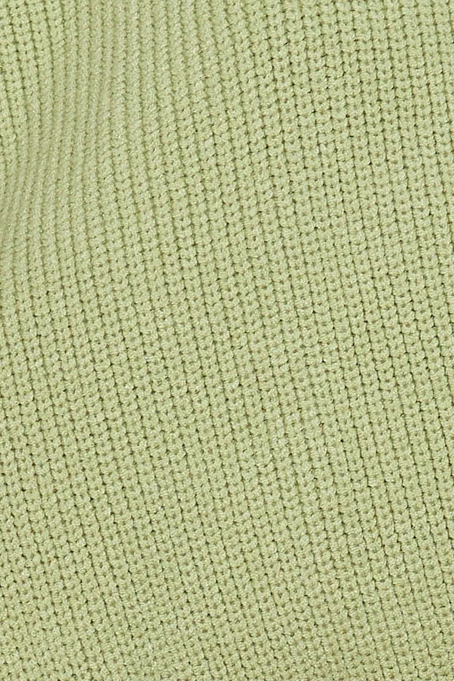 Aligned With You Knit Top Green