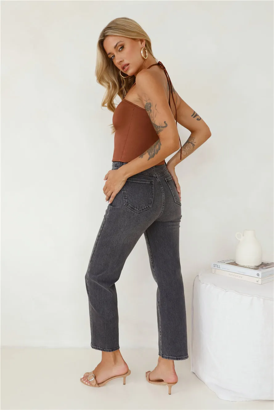 LIONESS Minimalist Tank Chocolate