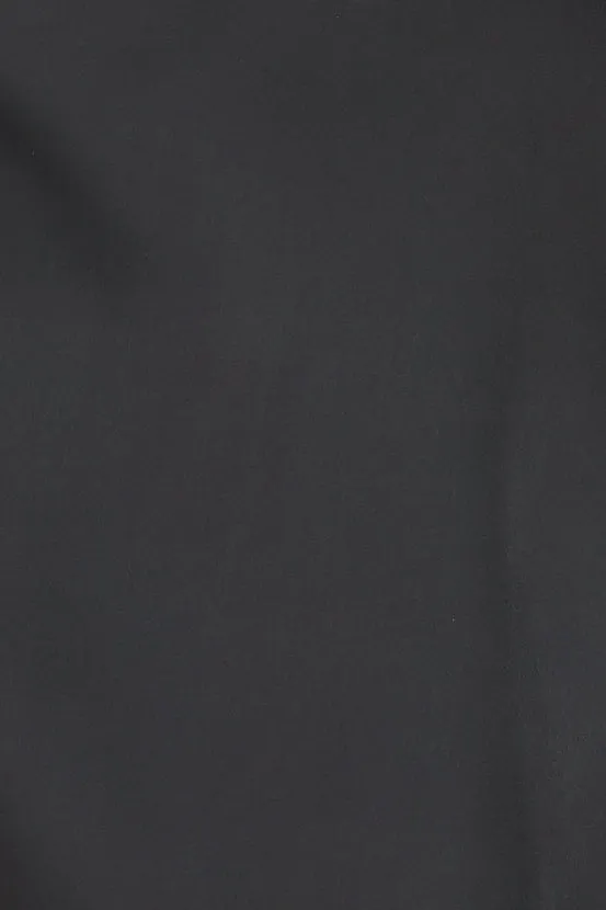 Romantic Location Satin Halter Mini Dress Black