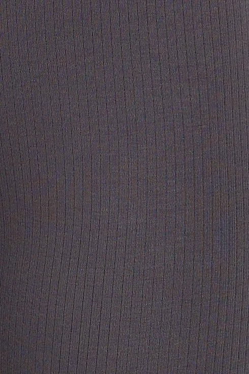 Fit To Flare Ribbed Pants Charcoal