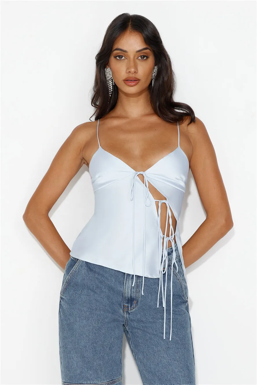 LIONESS Mariah Cami Pale Blue