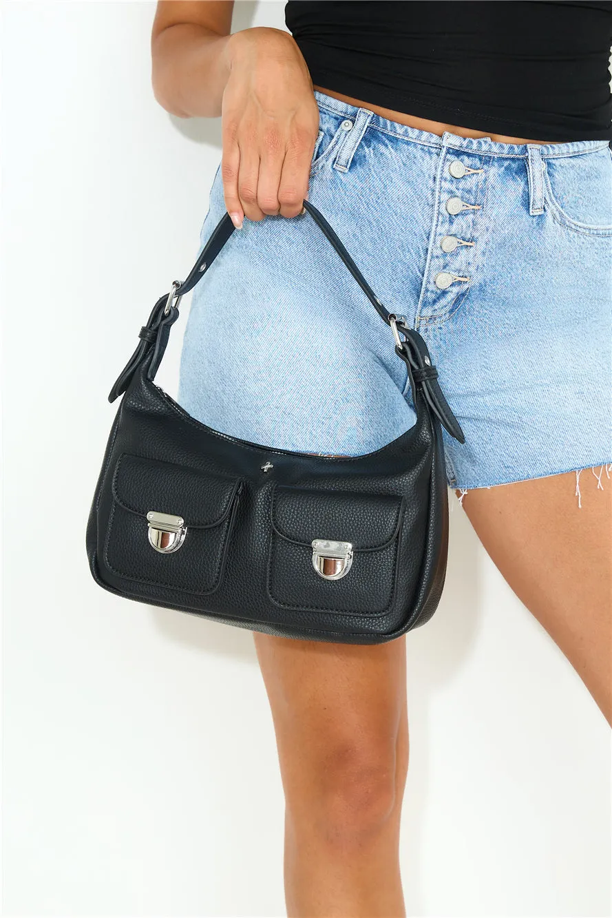 PETA + JAIN Livi Bag Black Pebble Silver