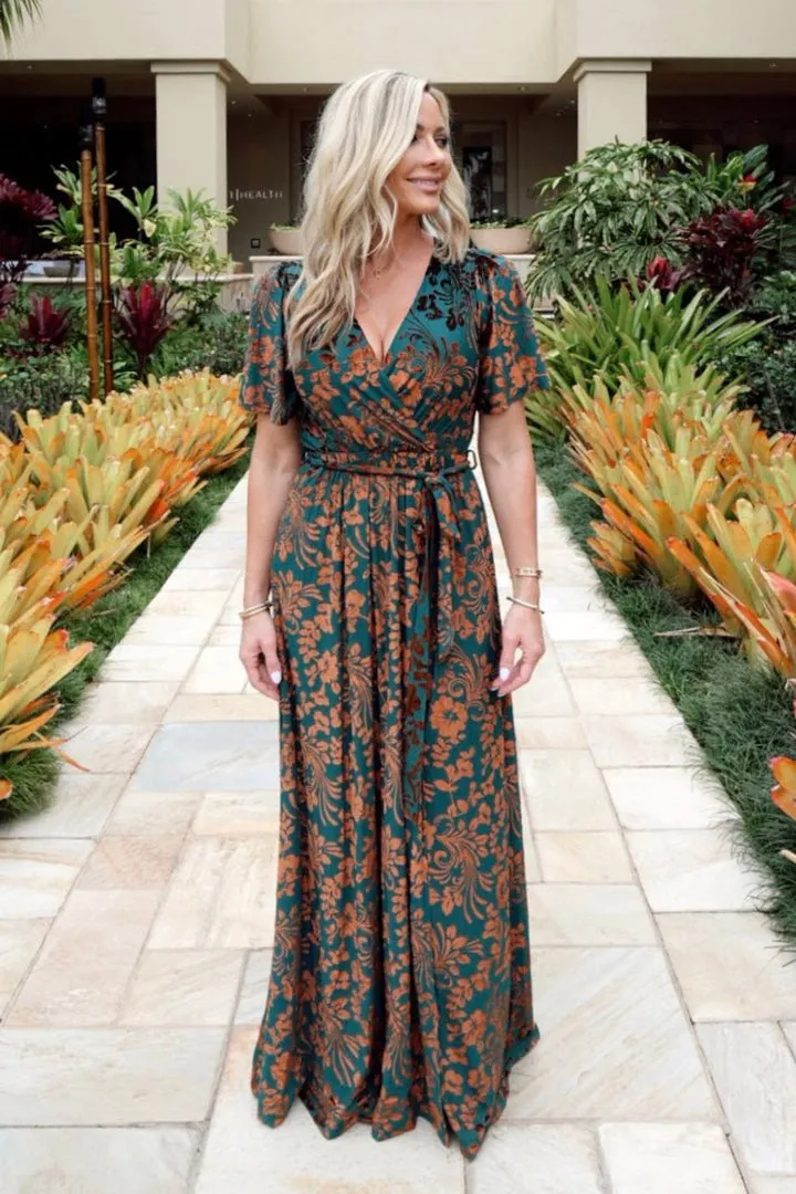 Uma Velvet Maxi Dress