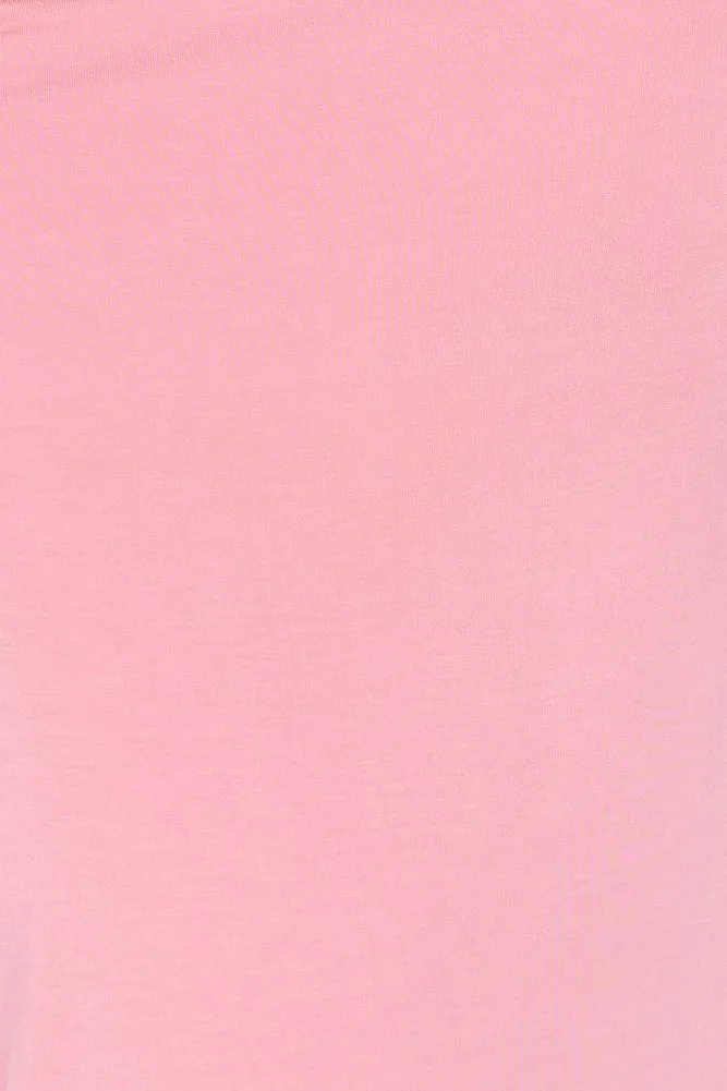 Ignite Love Off Shoulder Crop Top Pink