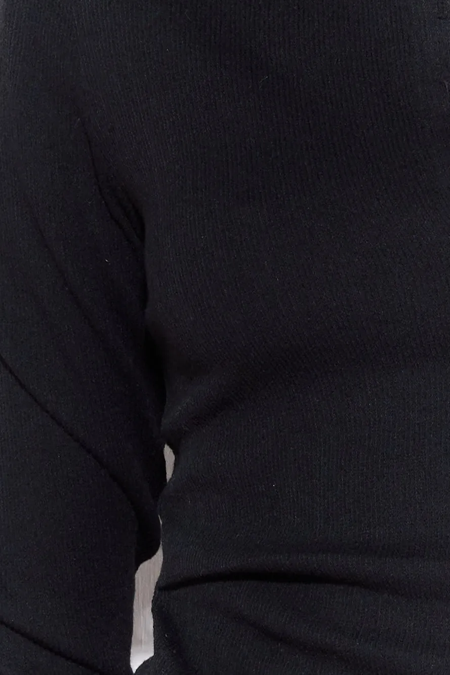 Rewear Ribbed Top Black