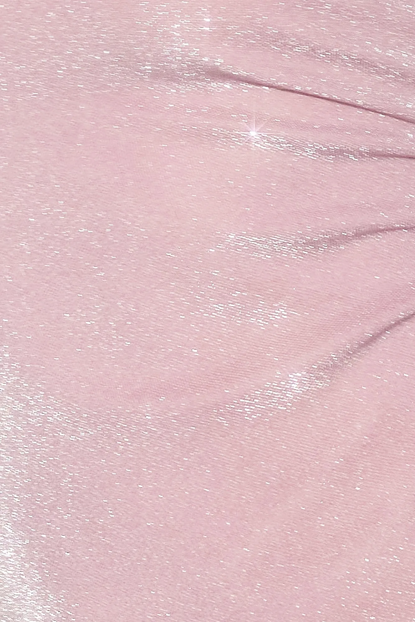 Chicago Nights Strapless Glitter Crop Top Pink