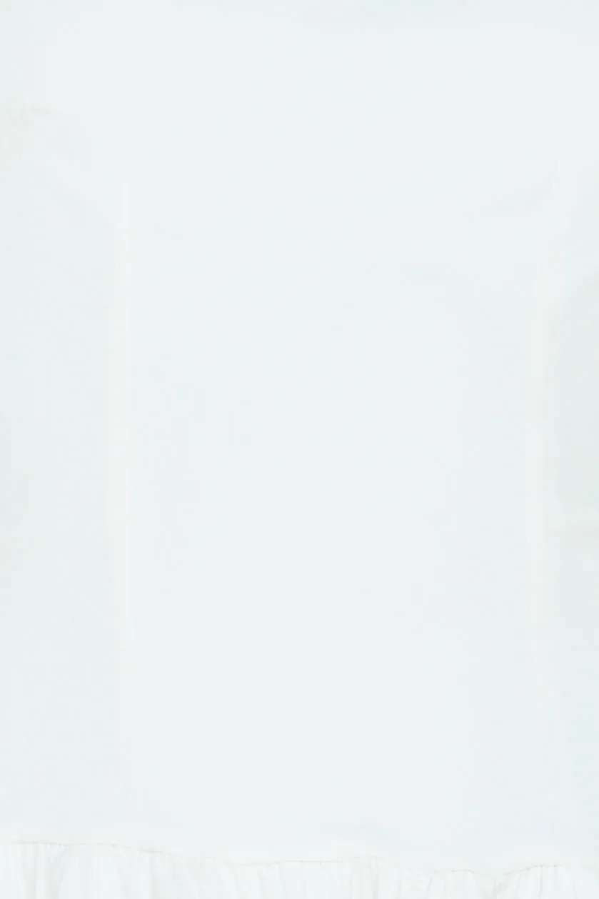 Perfect Personality Halter Mini Dress White