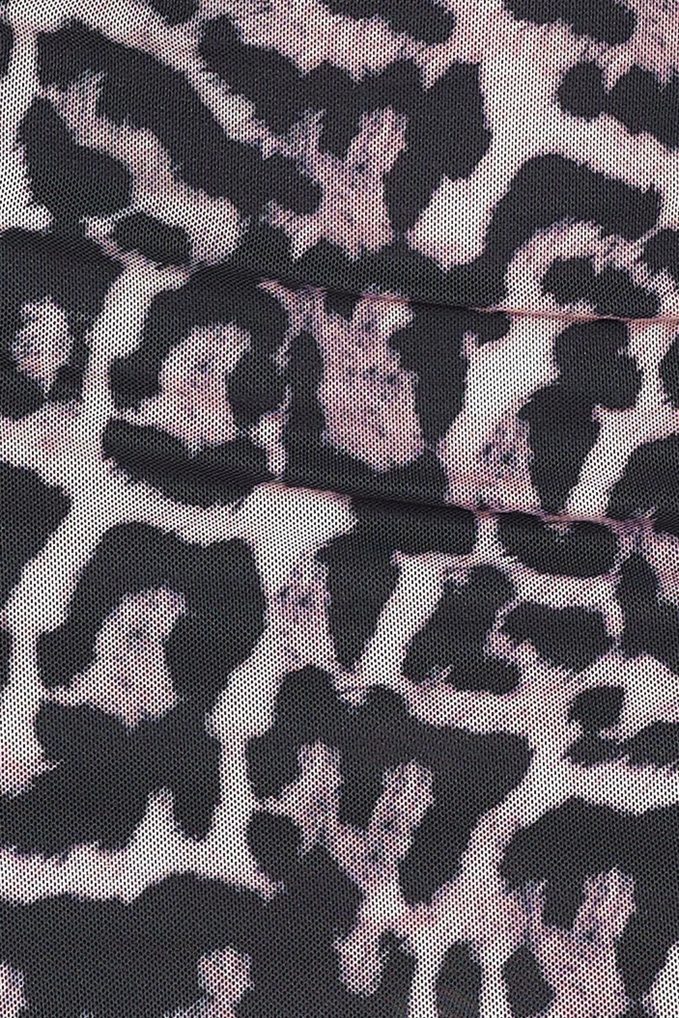 Not My Words Mesh Mini Skirt Leopard