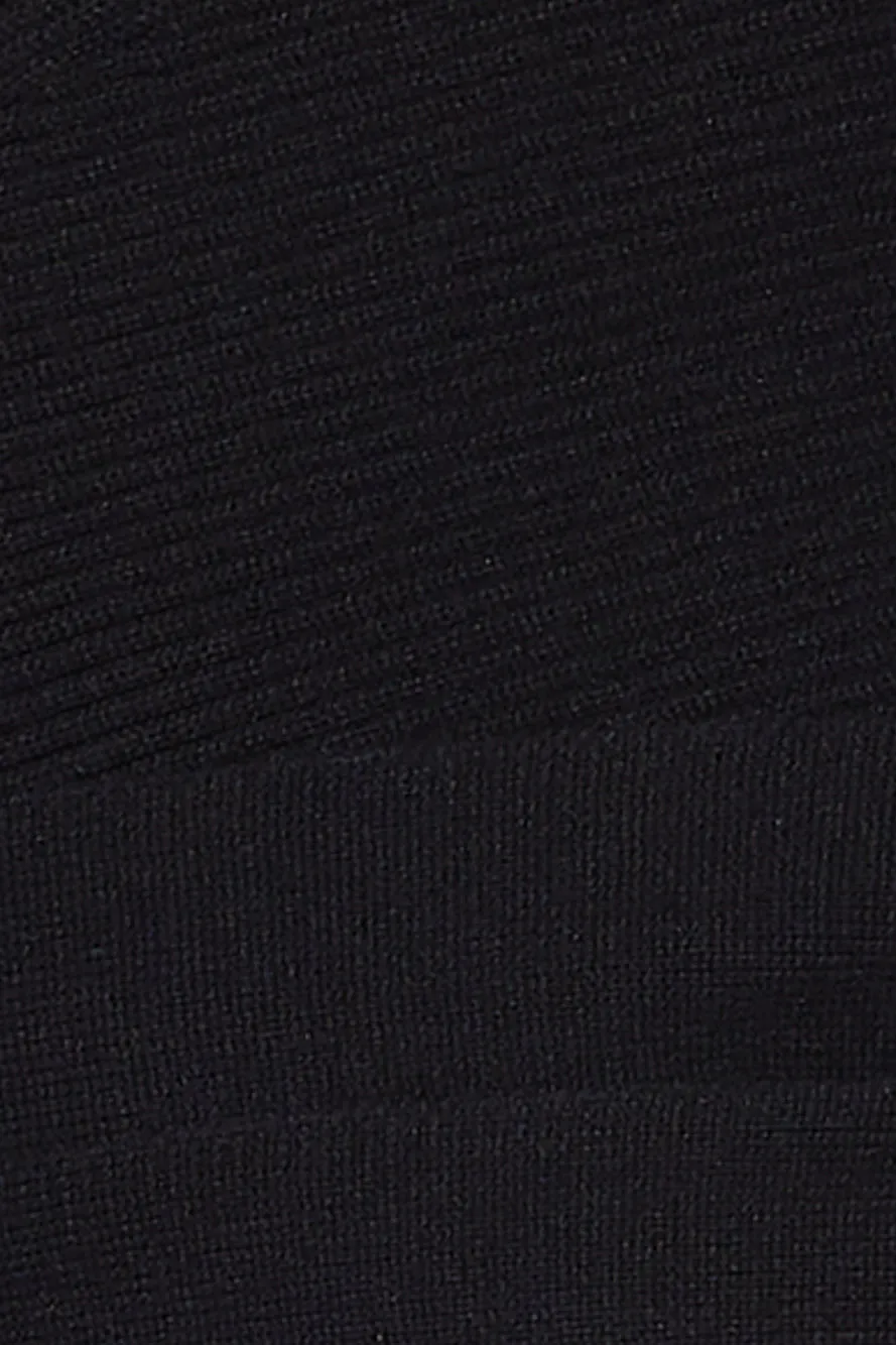 Making Progress Crop Top Black