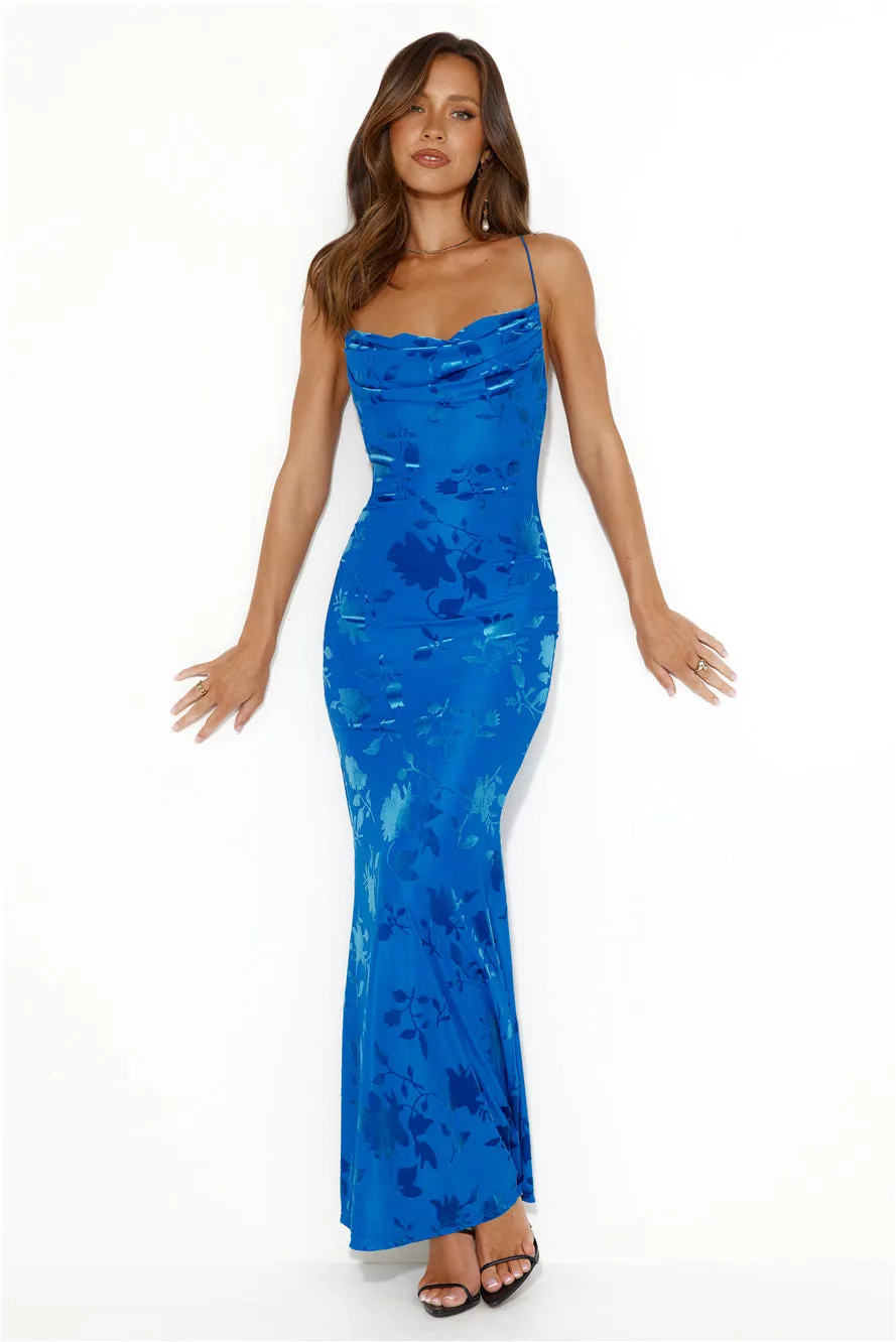 RUNAWAY Pretoria Maxi Dress Blue