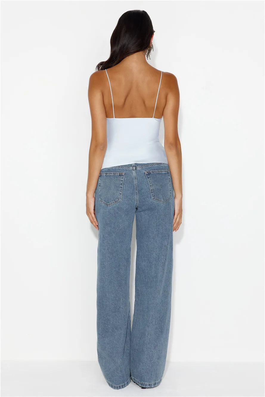 LIONESS Mariah Cami Pale Blue