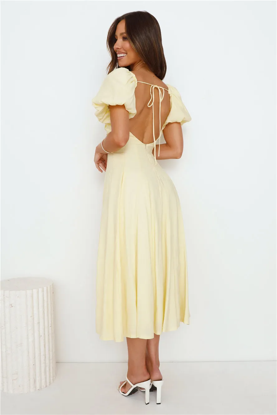 Relaxing Days Maxi Dress Yellow