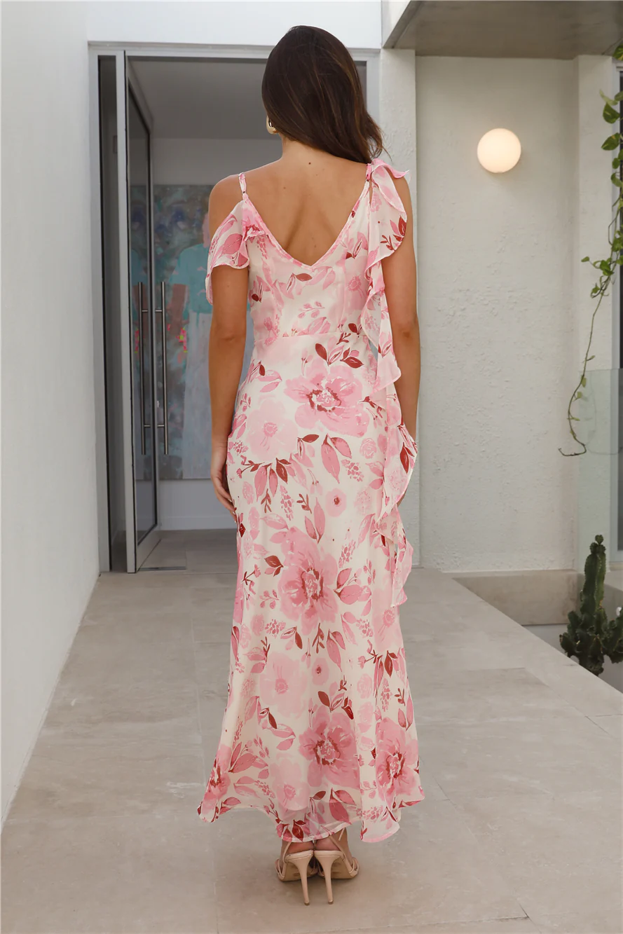 Soft Days Maxi Dress Pink