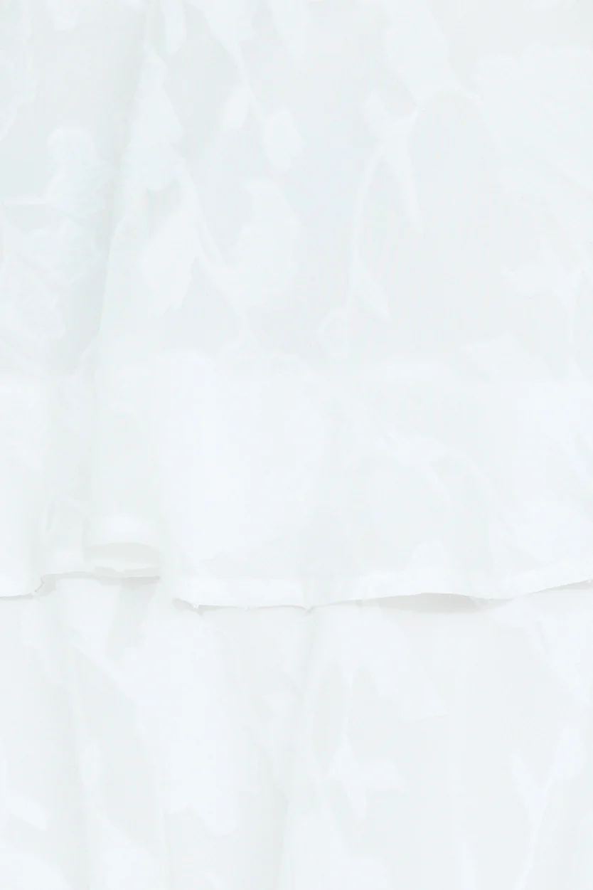 Pretty Perfect Halter Mini Dress White