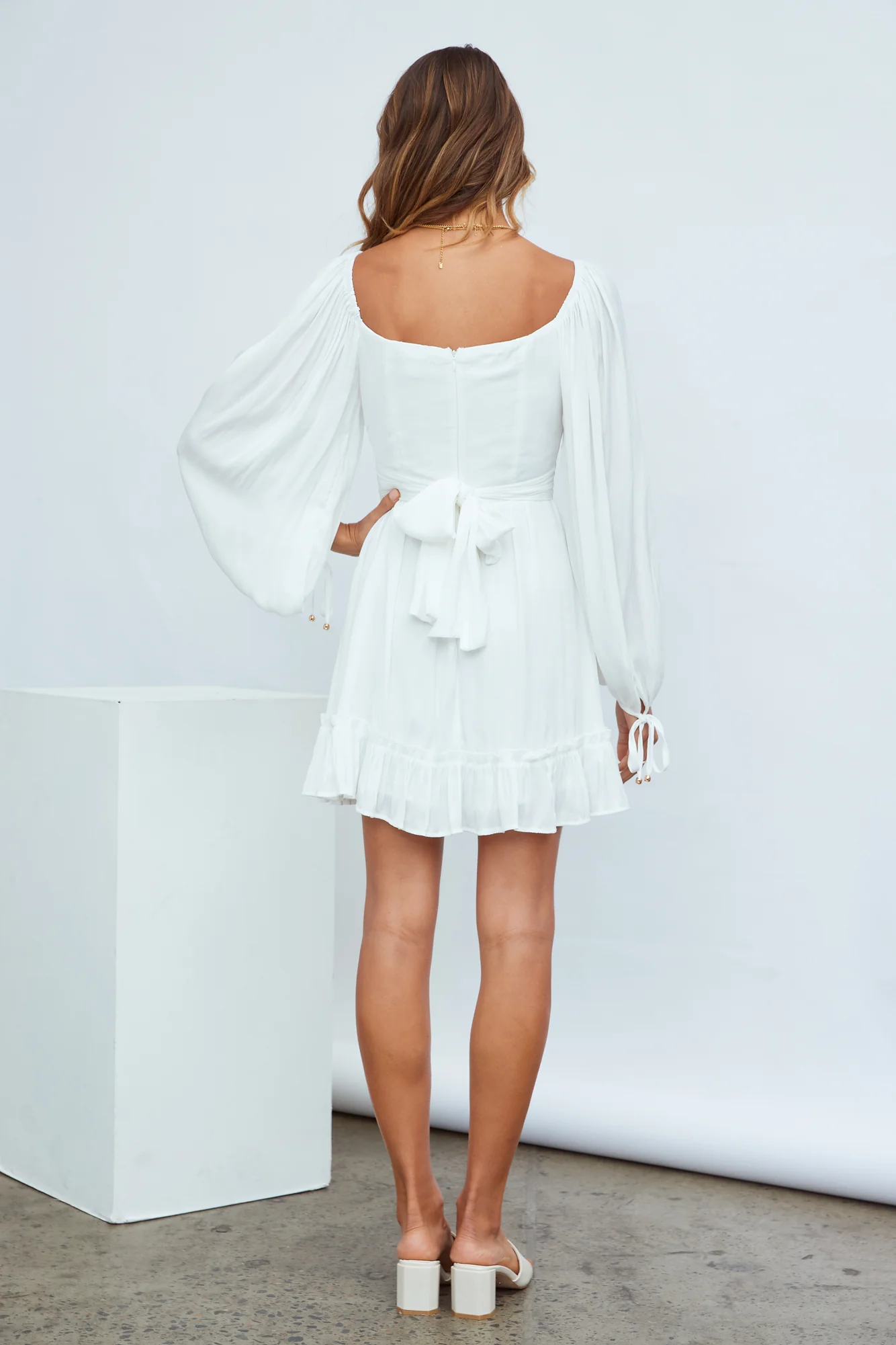 Deep Dreams Dress White