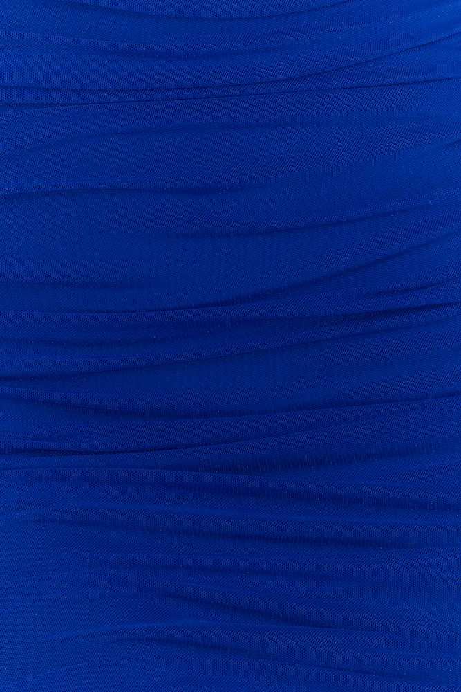 You're On My Mind Mesh Mini Dress Blue