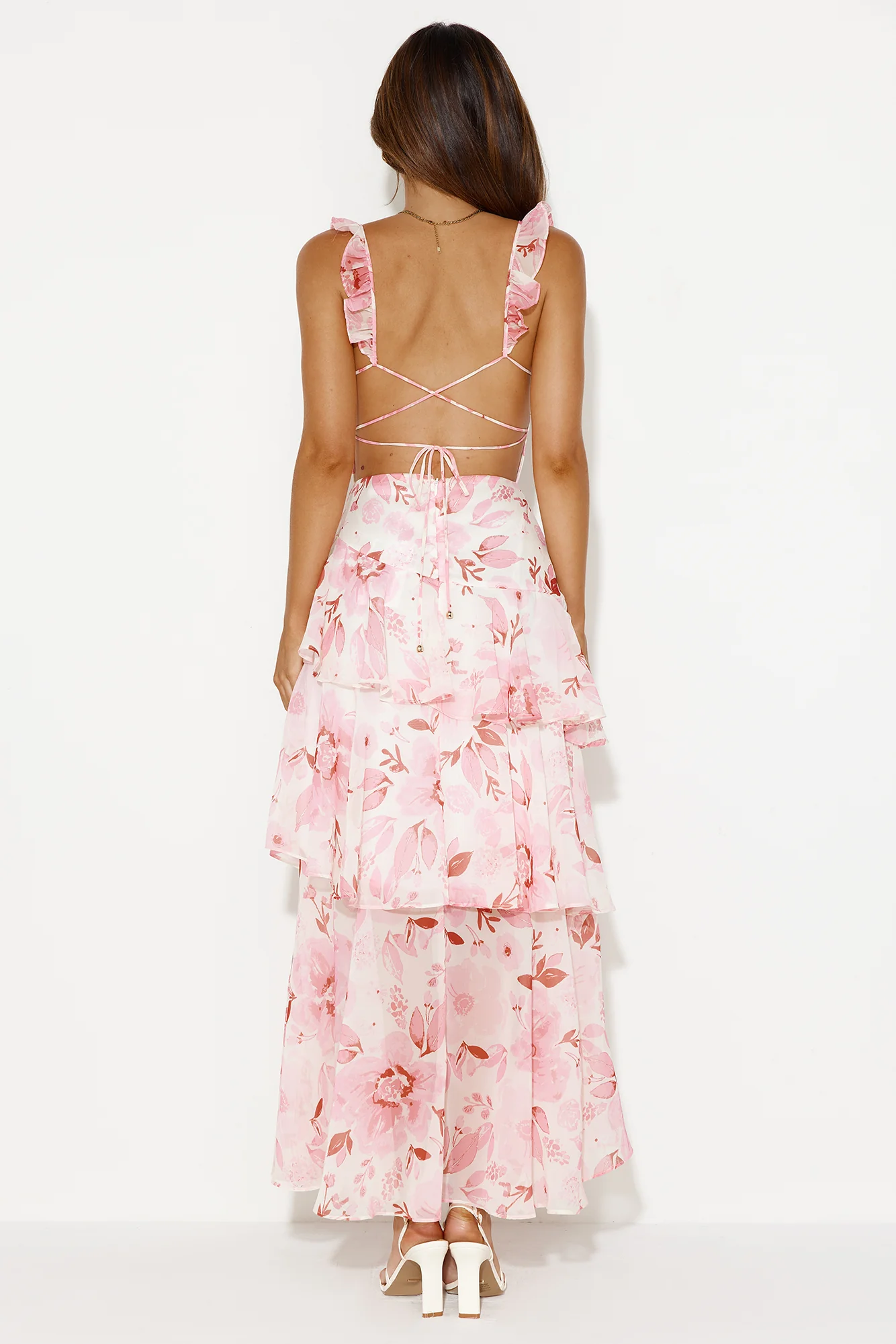 Refreshing Oasis Maxi Dress Pink