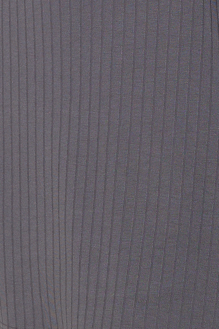 Laser Focus Mini Dress Charcoal Grey