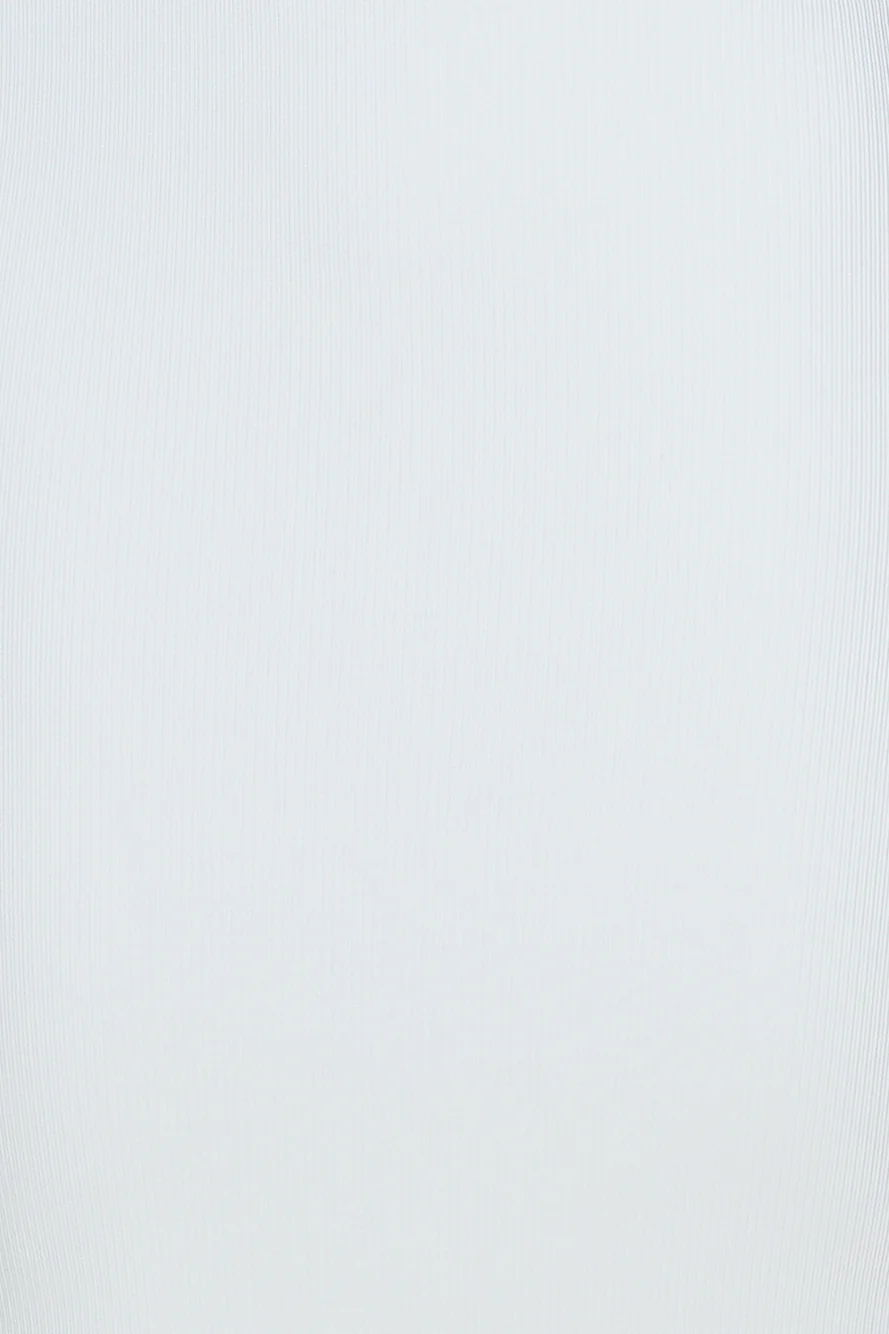 Sing Song Midi Dress White