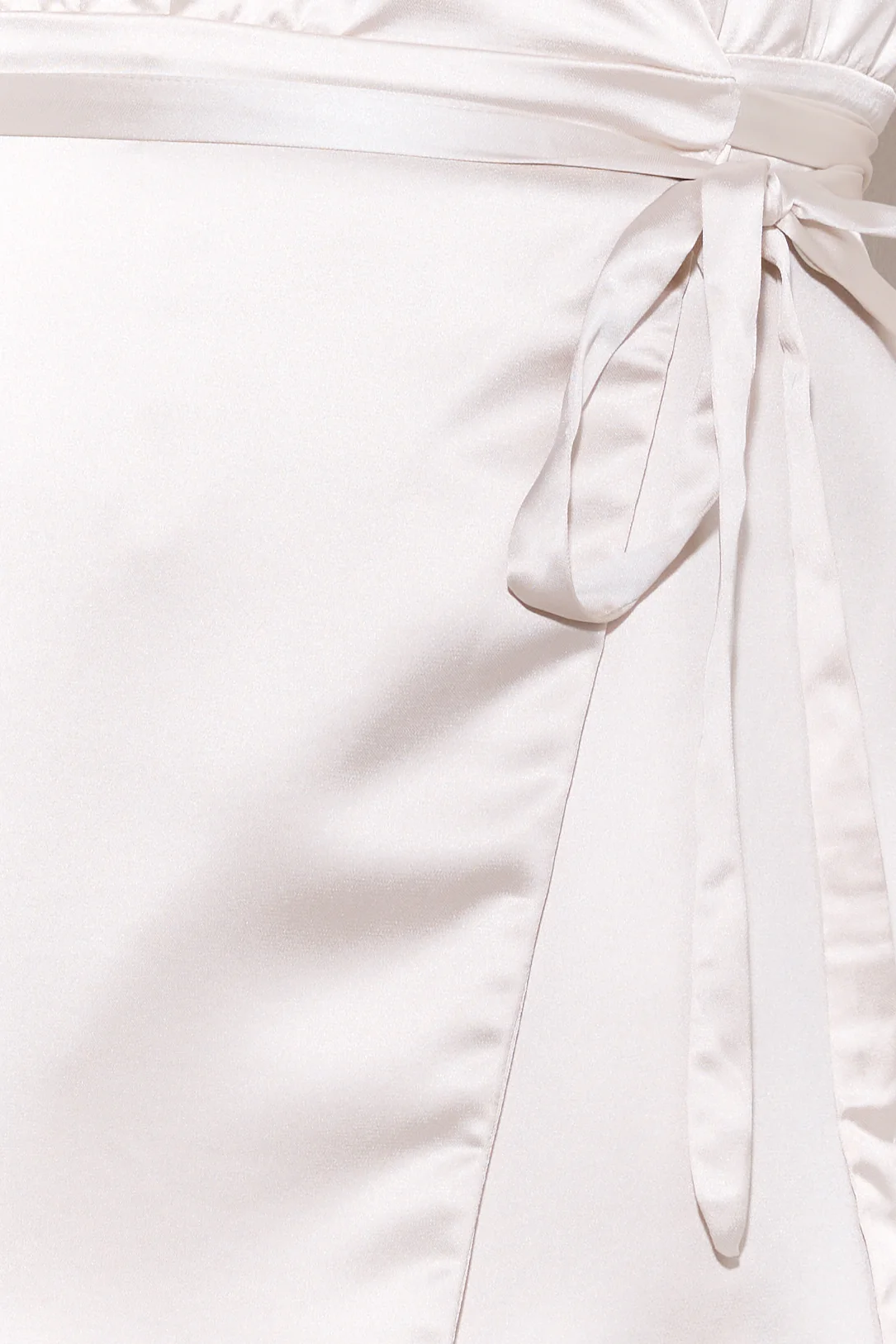 Love To Dance Satin Mini Dress Champagne