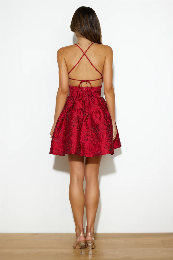 Showstopper Mini Dress Red