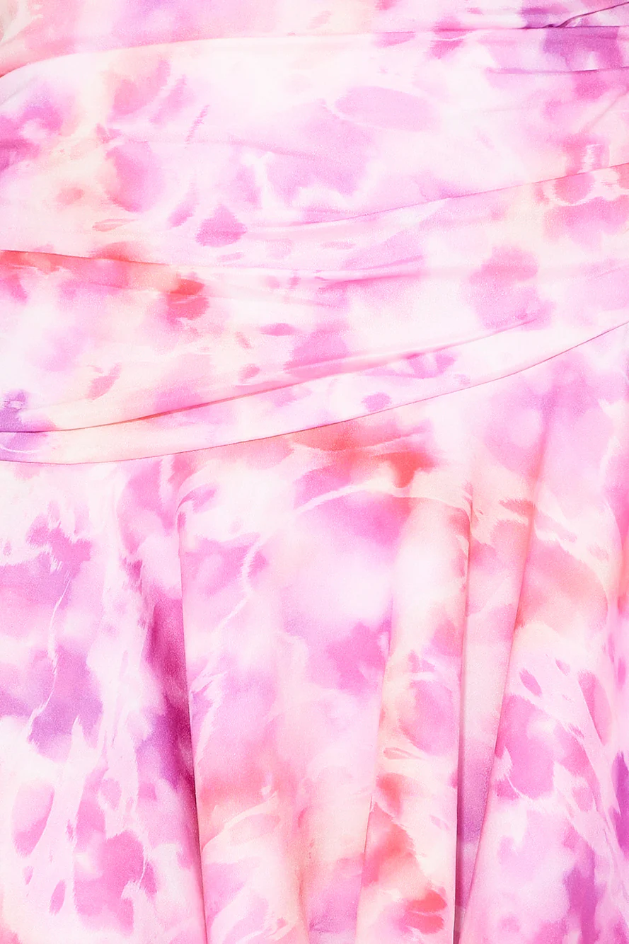 Dance Girl Dance Strapless Mini Dress Pink