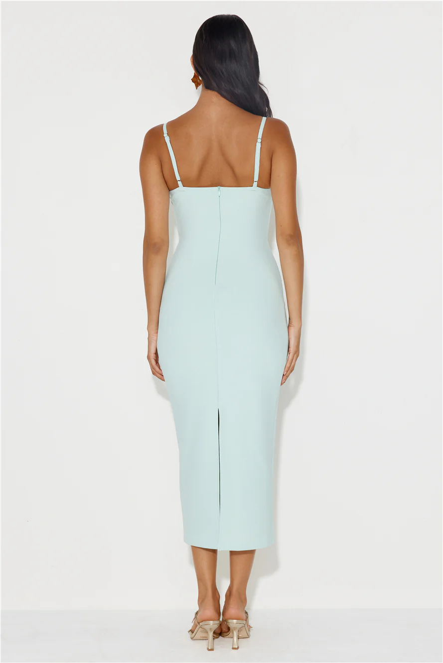 Confident Gal Midi Dress Sage