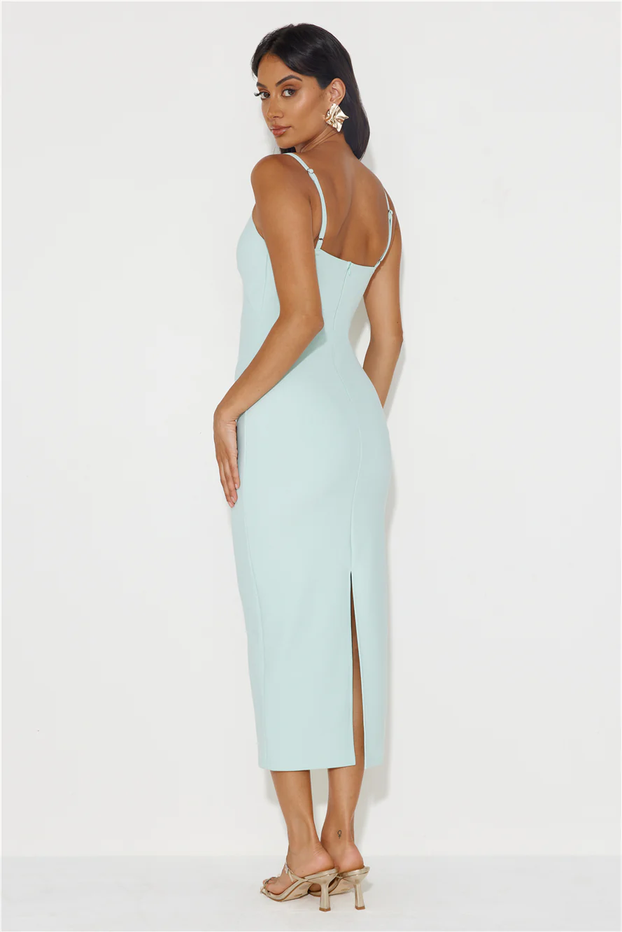 Confident Gal Midi Dress Sage