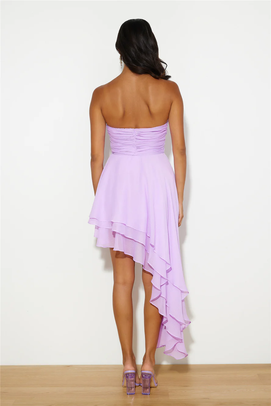 Walk The Runway Mini Dress Lilac