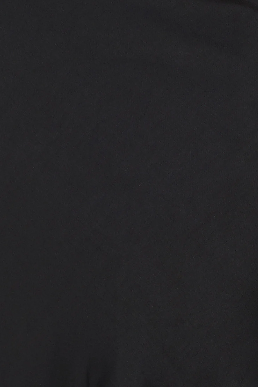 Wedding To Attend Satin Maxi Dress Black
