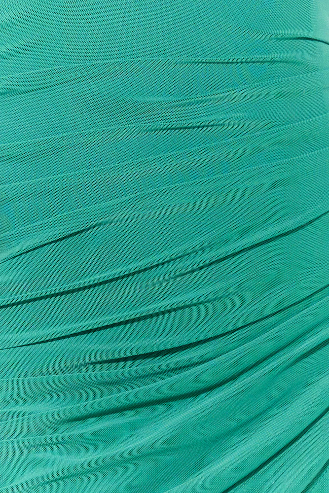 Secret Diary Mesh Mini Dress Green