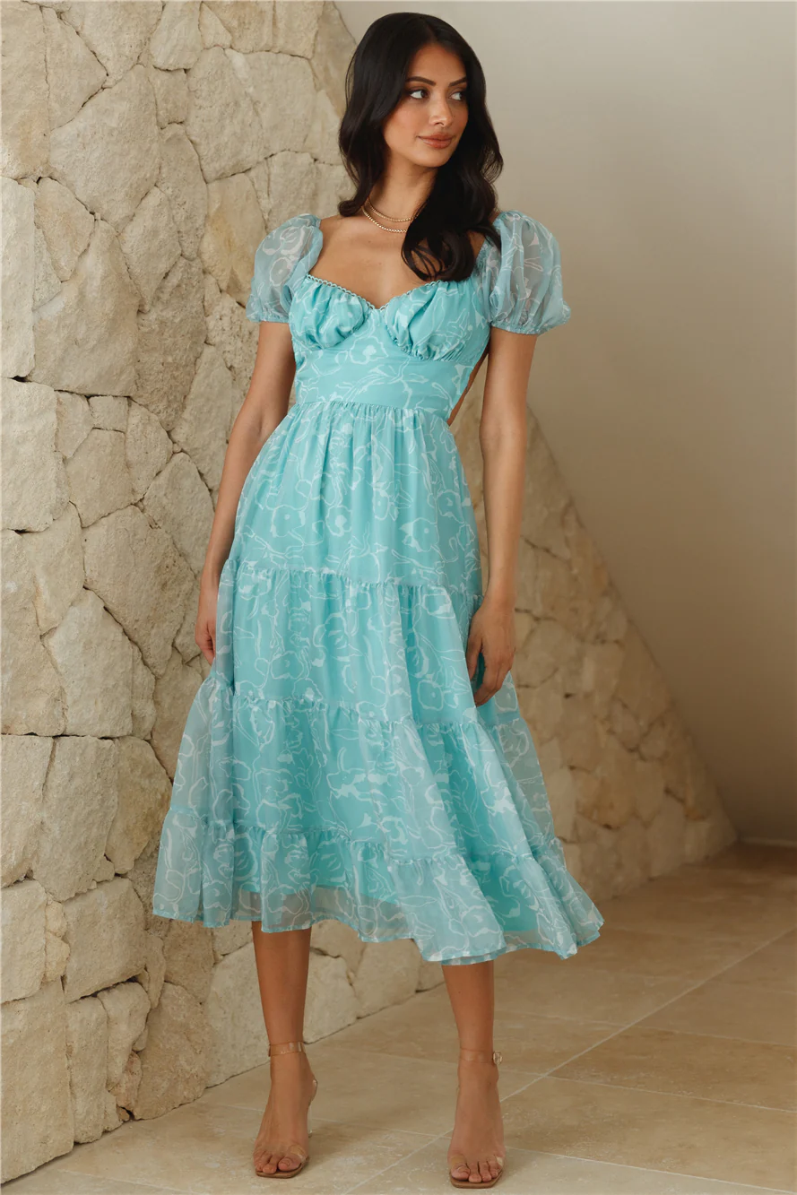 Amazing Smile Midi Dress Sage