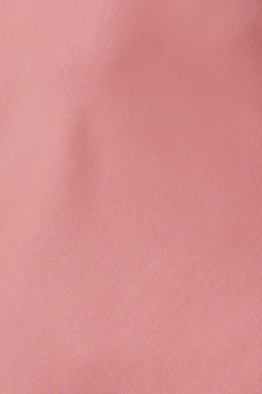 Steal Your Style Satin Mini Dress Rose