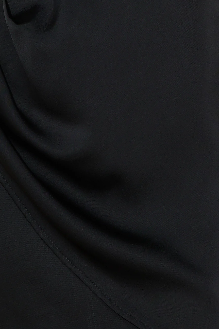 Fancy 'Fit Satin Mini Dress Black