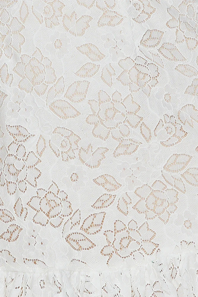 Love In The Garden Mini Dress White