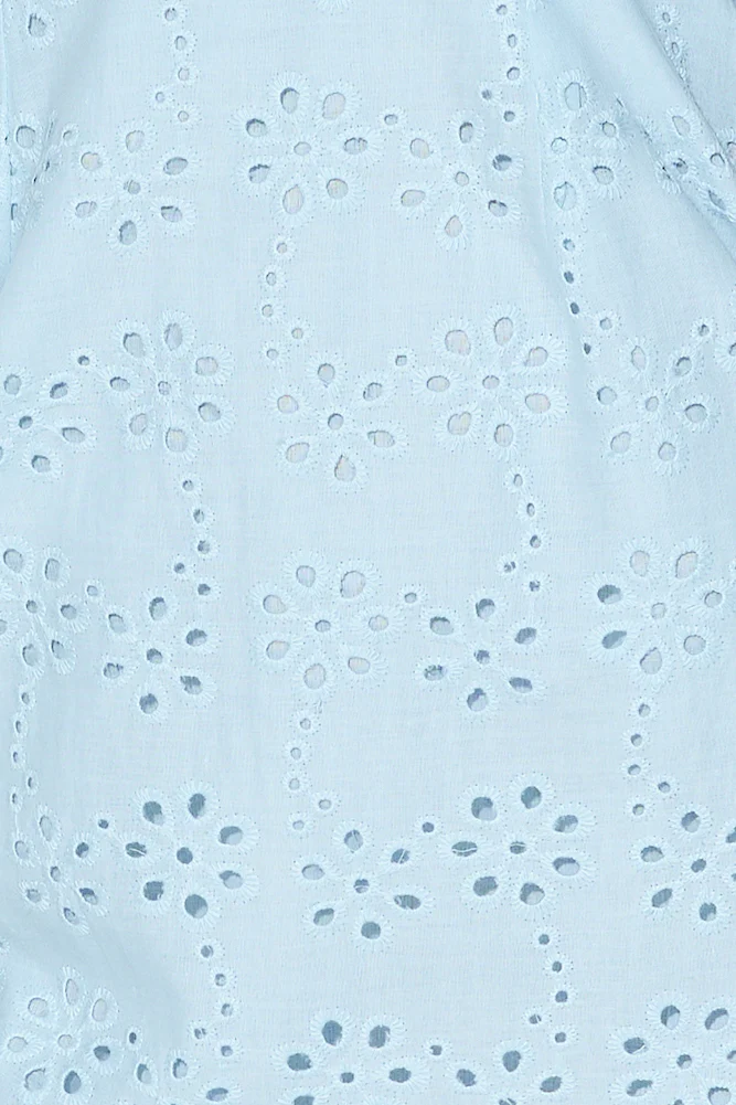 Soft And Gentle Mini Dress Blue