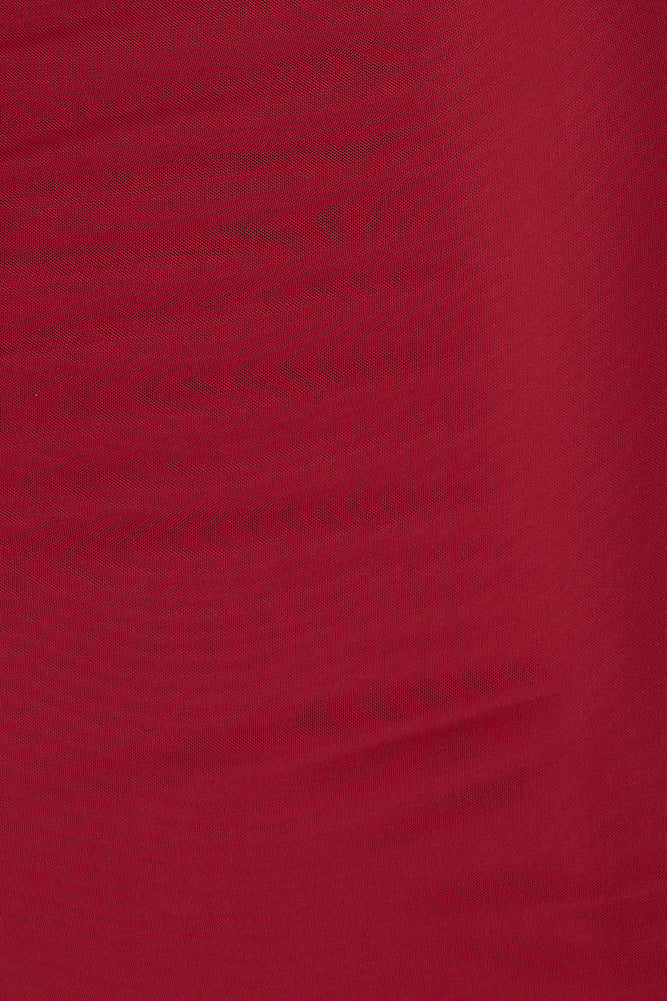 RUNAWAY Lamoura Midi Dress Wine