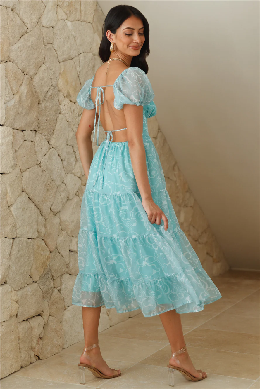 Amazing Smile Midi Dress Sage