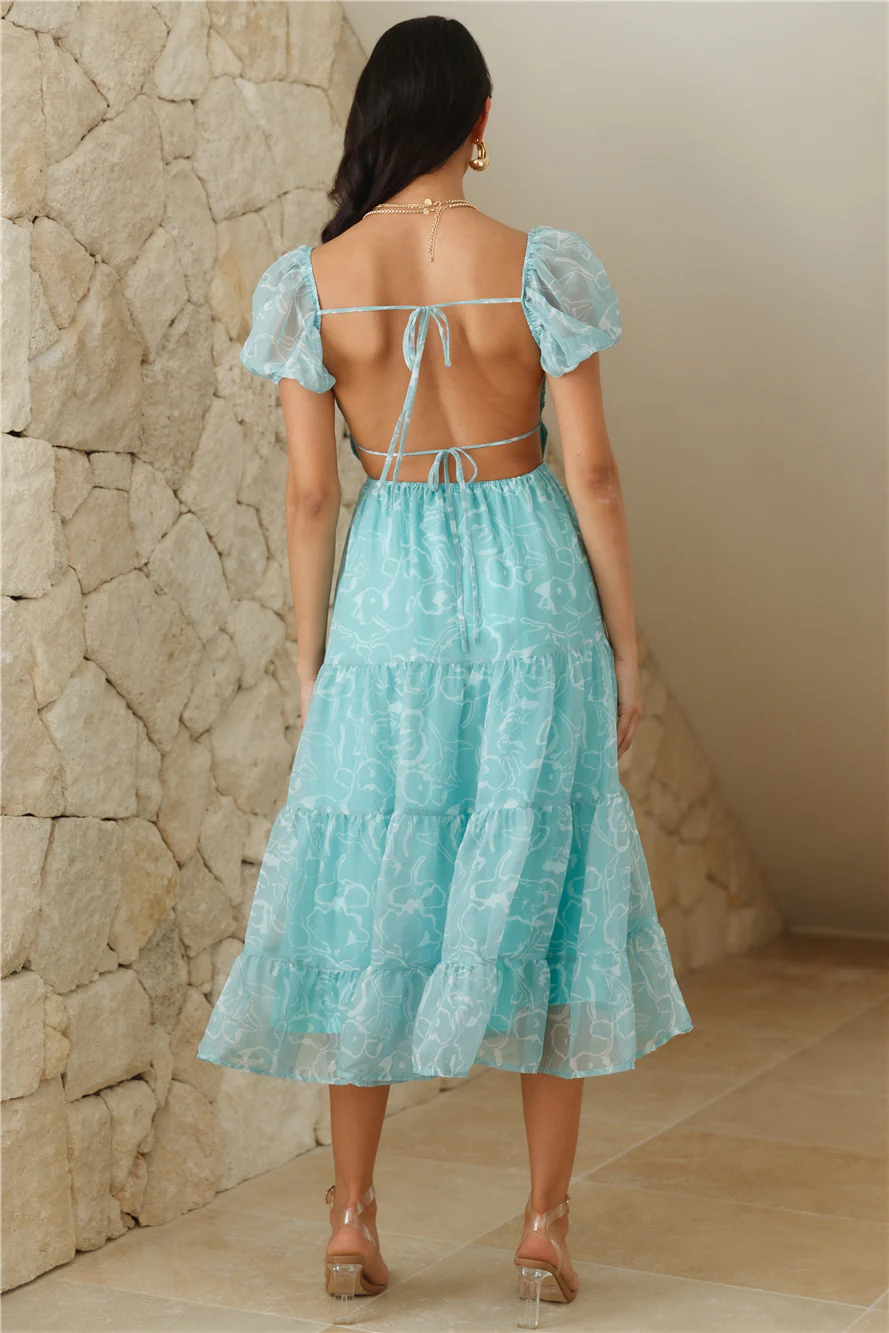 Amazing Smile Midi Dress Sage