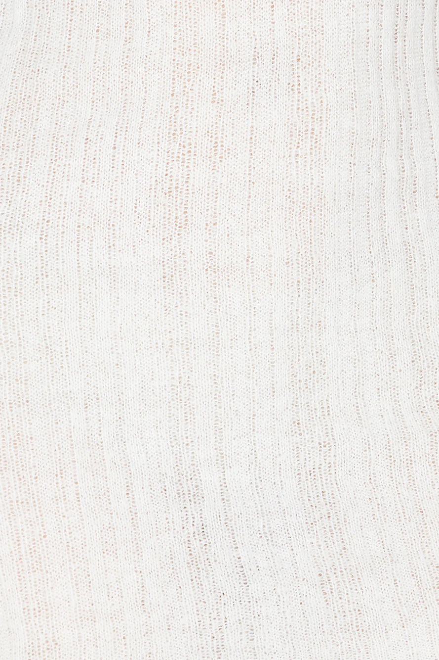 LIONESS Coyote Knit Dress Porcelain