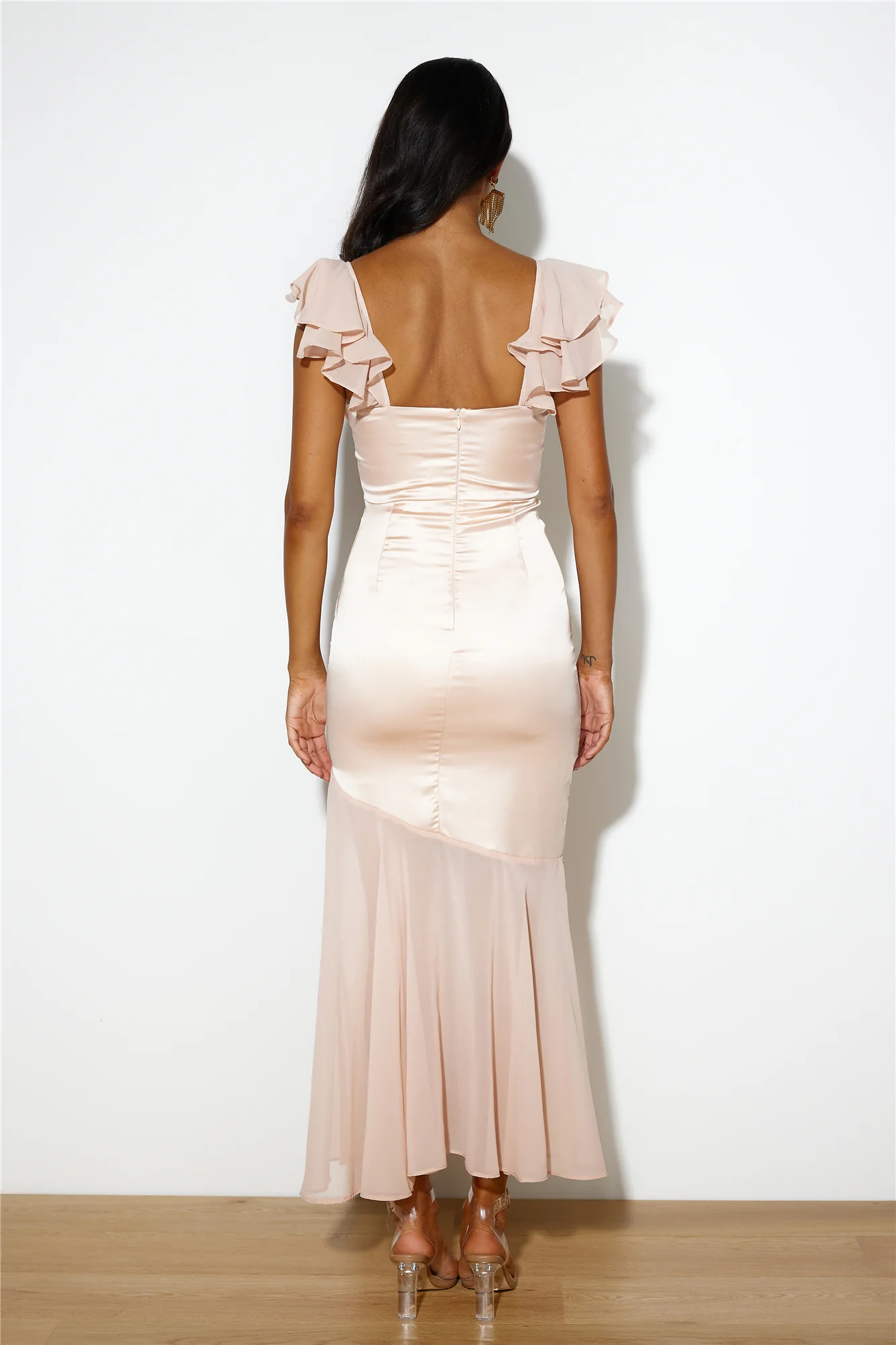 Dreamy 'Fit Maxi Dress Peach