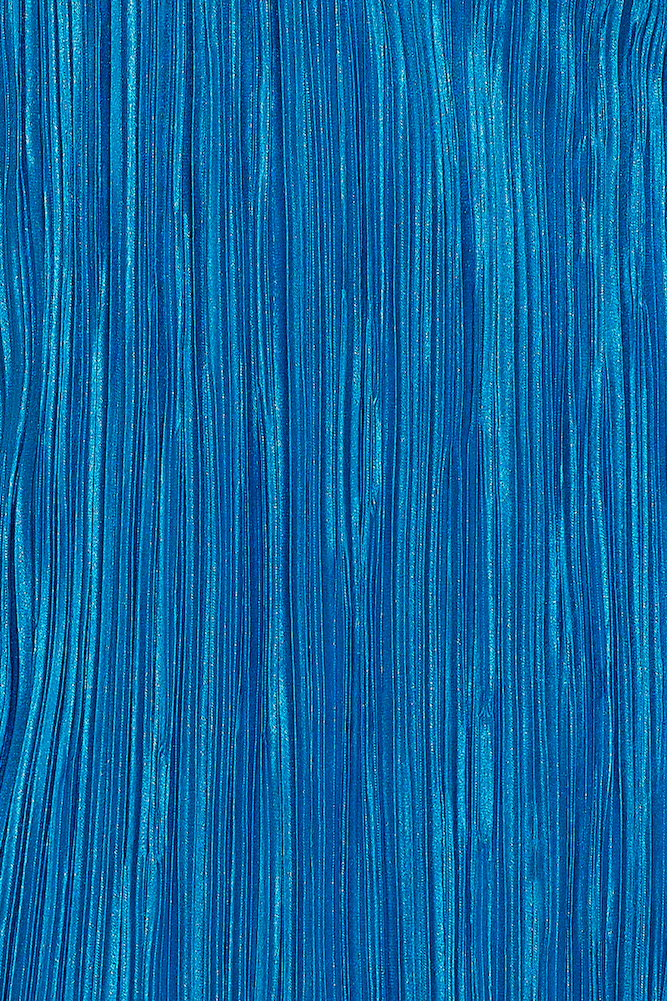 Horizons Meet Plisse Dress Royal Blue