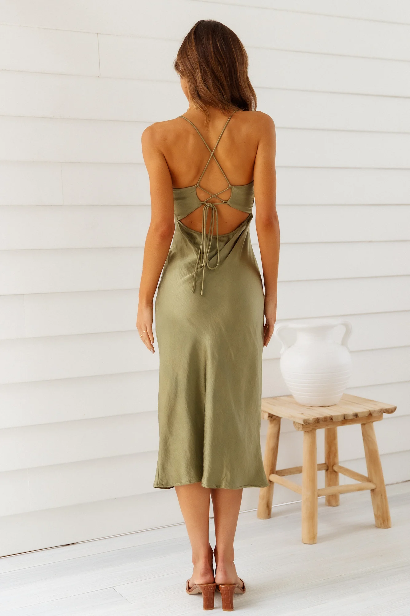 Smooth Sounds Maxi Dress Green