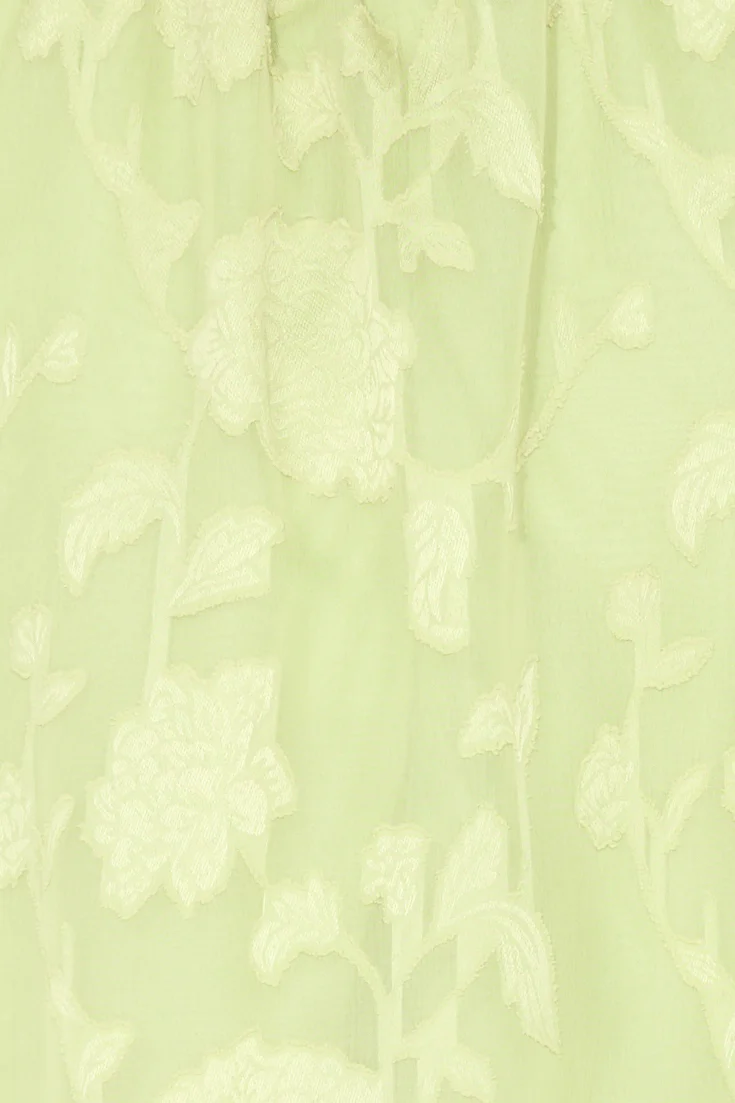 Dainty Long Sleeve Mini Dress Green